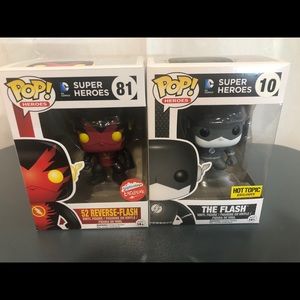 Funko Pop 52 Reverse Flash + Black&White The Flash